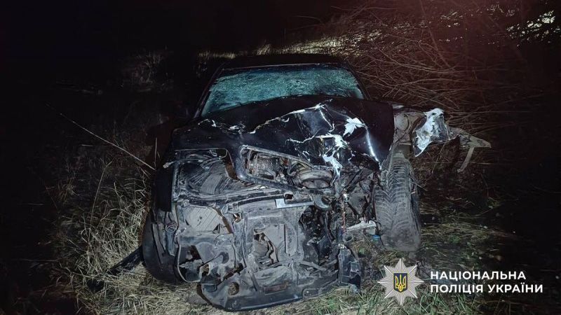У Лубенському районі Audi врізався в дерево – двоє людей травмовані