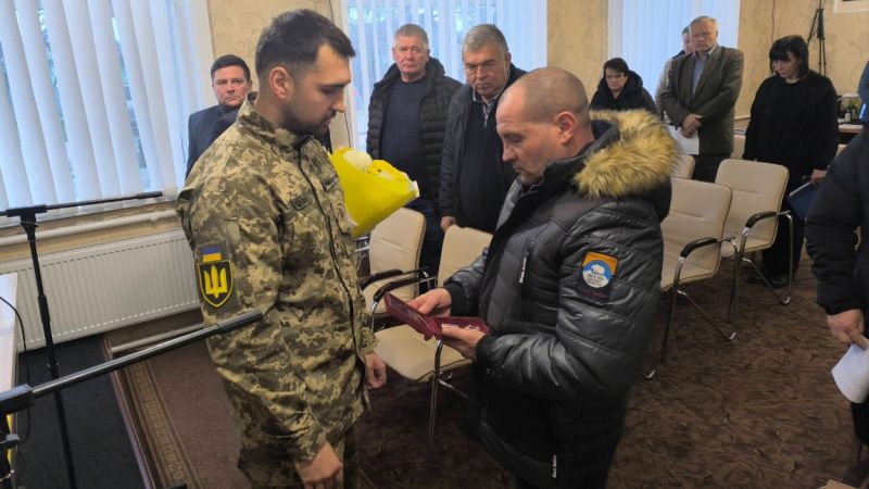 У Білицькій громаді загиблого Захисника України Григорія Сліся нагороджено орденом «За мужність»