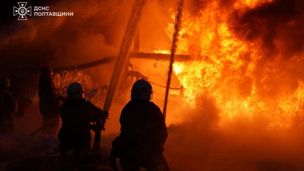 Ворог уночі обстріляв енергетичну інфраструктуру на Полтавщині