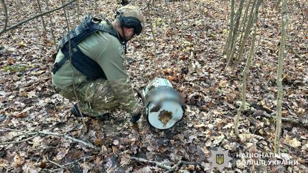 На Полтавщині вибухотехніки поліції знешкодили бойову частину ворожої ракети