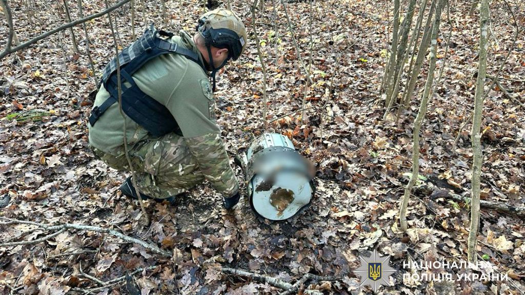 На Полтавщині вибухотехніки поліції знешкодили бойову частину ворожої ракети