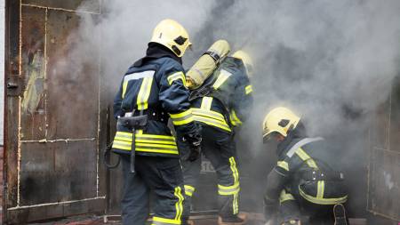 У Диканьці рятувальники ліквідували пожежу гаража