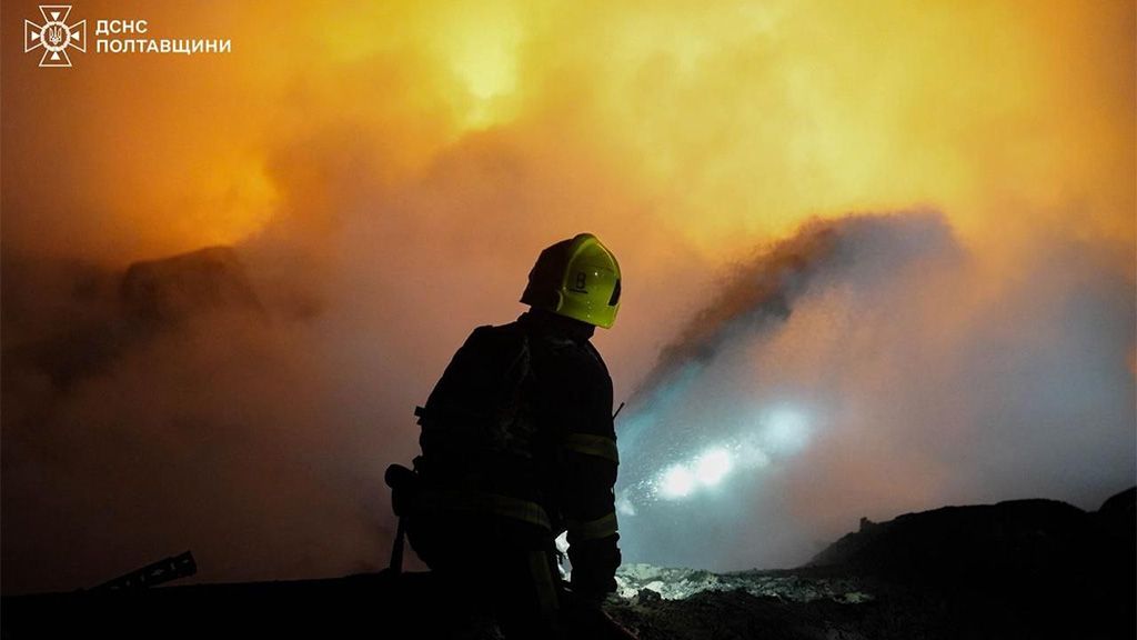 На Полтавщині російські окупанти атакували промисловий об’єкт