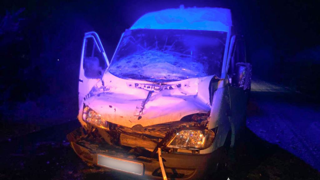 На Полтавщині зіткнулися маршрутний автобус та вантажівка