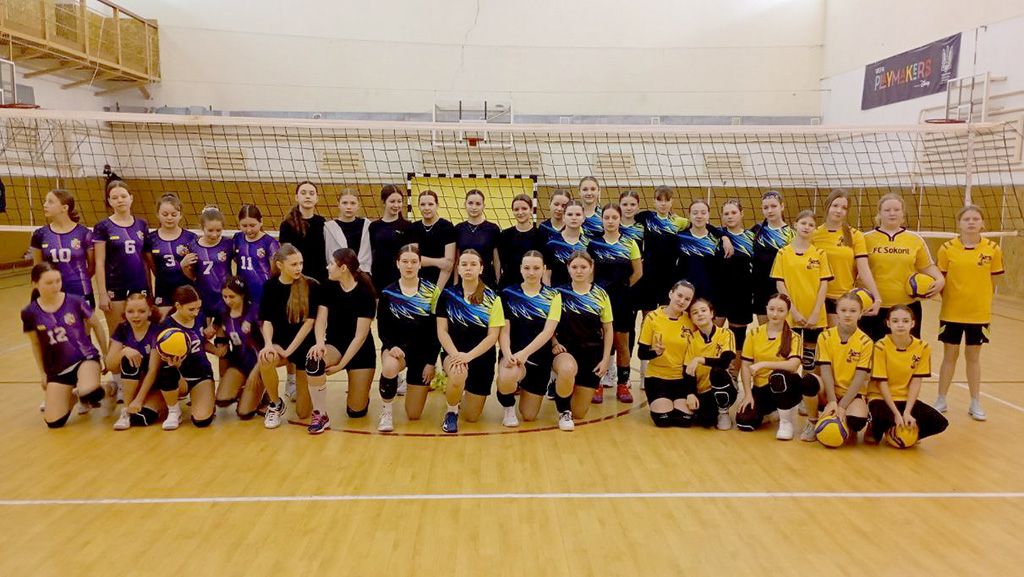 Команда з Кобеляк здобула «срібло» на районному етапі шкільної волейбольної ліги