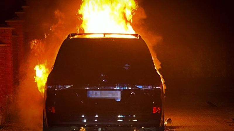 СБУ викрила жителя Полтавщини, який підпалив військове авто та намагався втекти за кордон