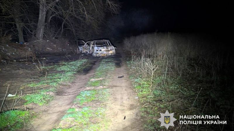 На Лубенщині на польовій дорозі згорів автомобіль, водій отримав численні опіки