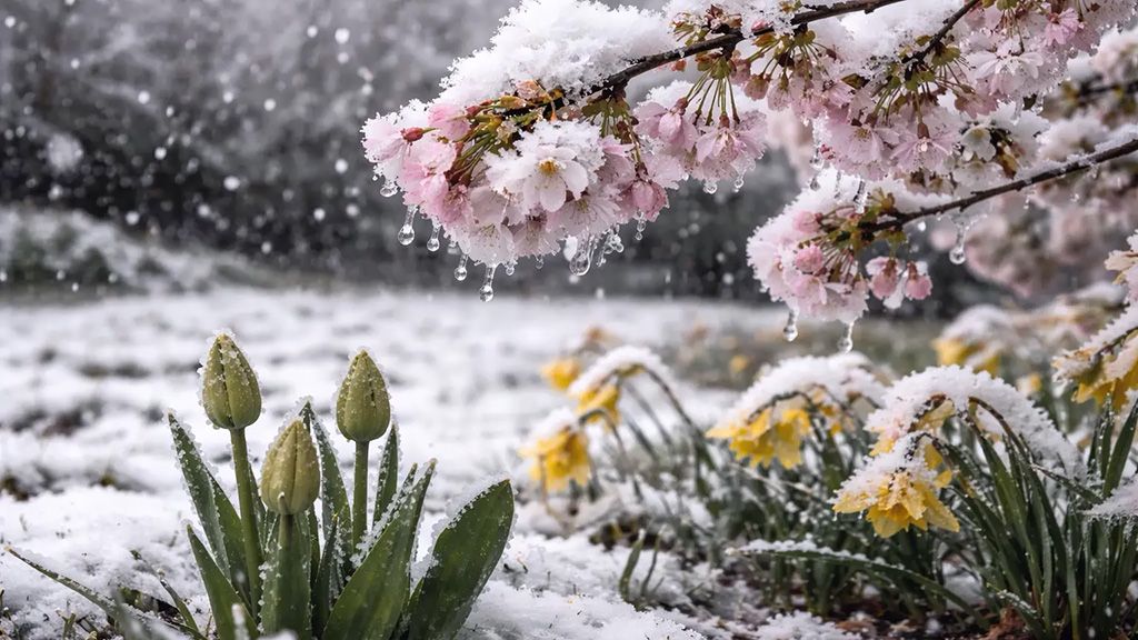 Чи запиляться садки в морозному квітні?