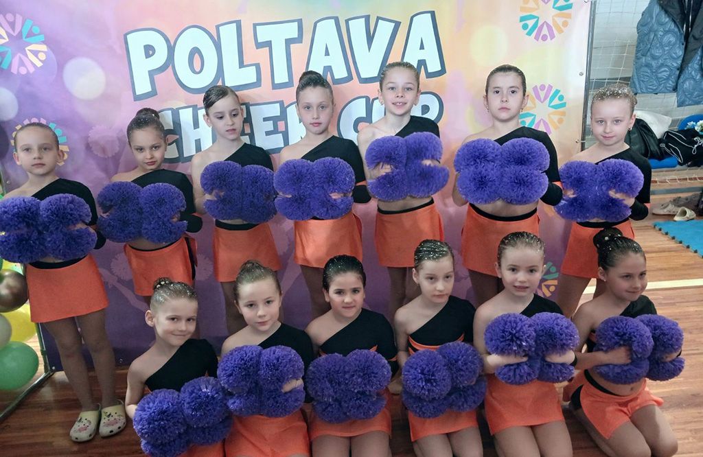 Решетилівські черлідери успішно виступили на чемпіонаті Полтави