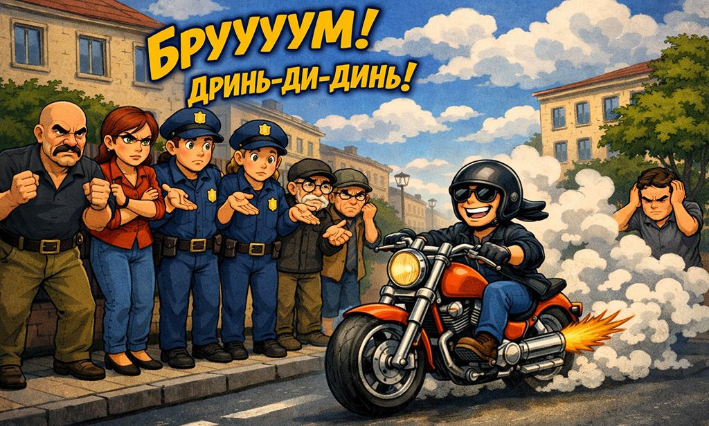 Хто «приструнить» мотоциклістів ? Та ніхто!
