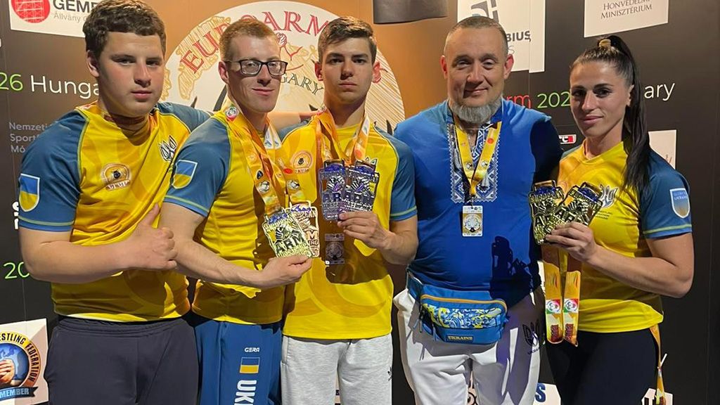 Кобеляцькі спортсмени стали чемпіонами Європи з армреслінгу