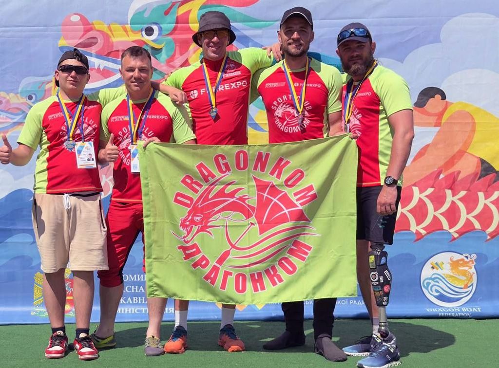 Спортсмени «Драгонком» із Горішніх Плавень — на п’єдесталі чемпіонату України з драгонботу
