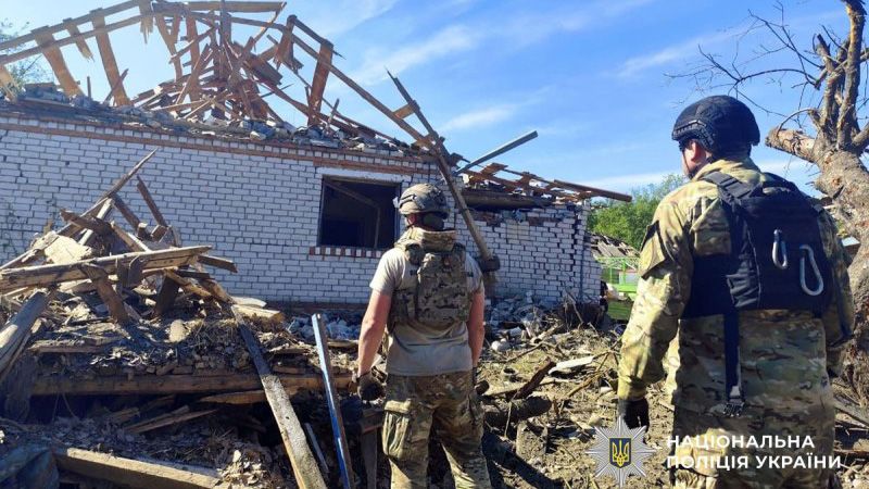 Масована атака на Полтавщині – поліція показала наслідки руйнувань
