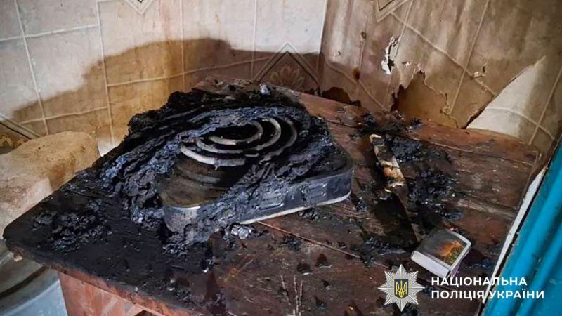 Необережність з електроплиткою призвела до трагедії: на Полтавщині у пожежі загинув господар оселі