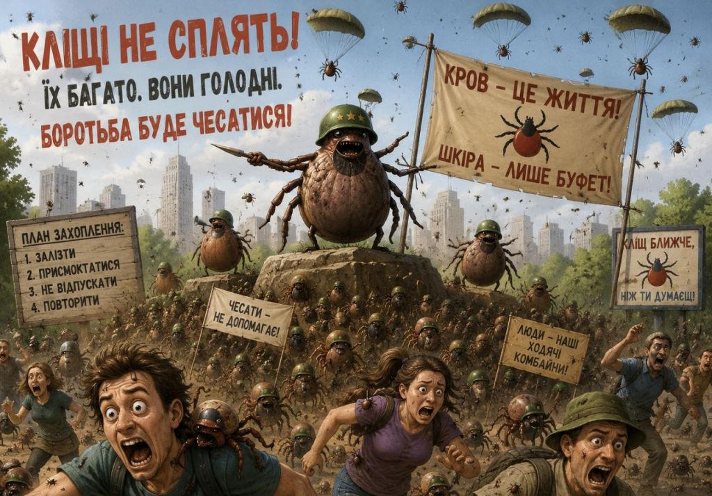 Кліщі атакують