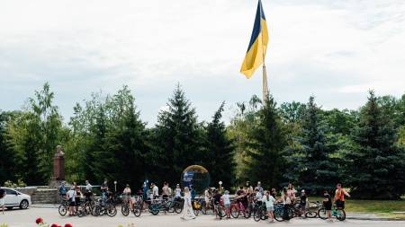 Благодійний велодень у Нових Санжарах: громада об’єдналася на підтримку бійця батальйону «Айдар»