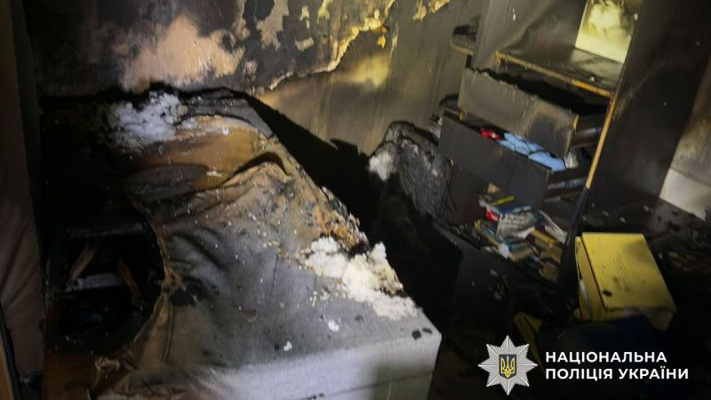 У Лубенському район: під час пожежі в будинку загинув літній чоловік