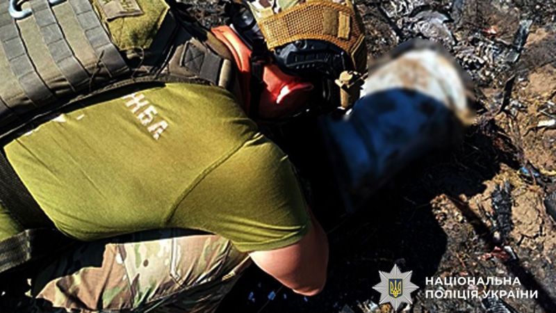 На Полтавщині вибухотехніки поліції знешкодили бойову частину ворожого безпілотника