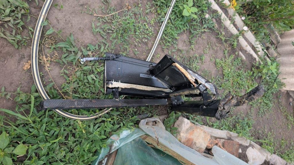 У Полтавському районі на території приватного будинку знайшли уламки БпЛА