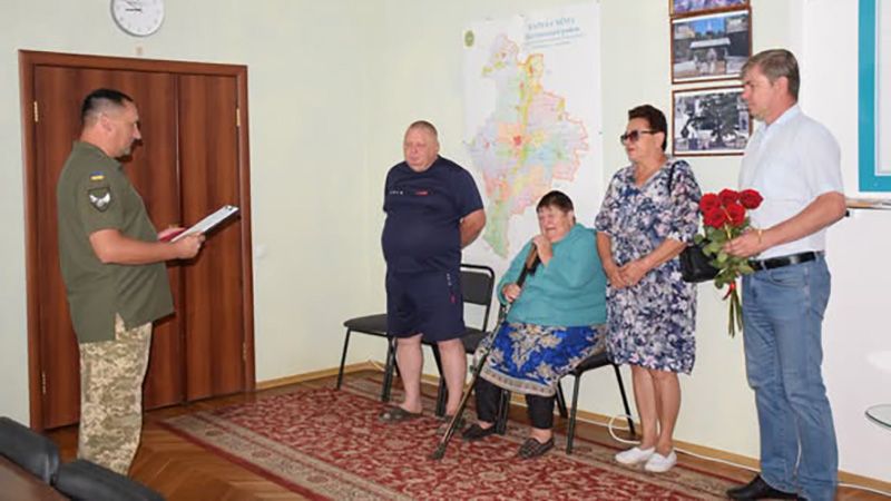 У Нових Санжарах родині полеглого Захисника Андрія Кульбацького передали орден «За мужність»