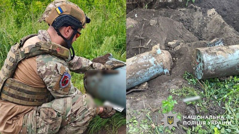 На Полтавщині вибухотехніки поліції знешкодили нерозірвану бойову частину російської ракети