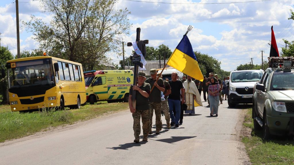 У Решетилівській громаді попрощалися із полеглим штурмовиком Олегом Герасименком