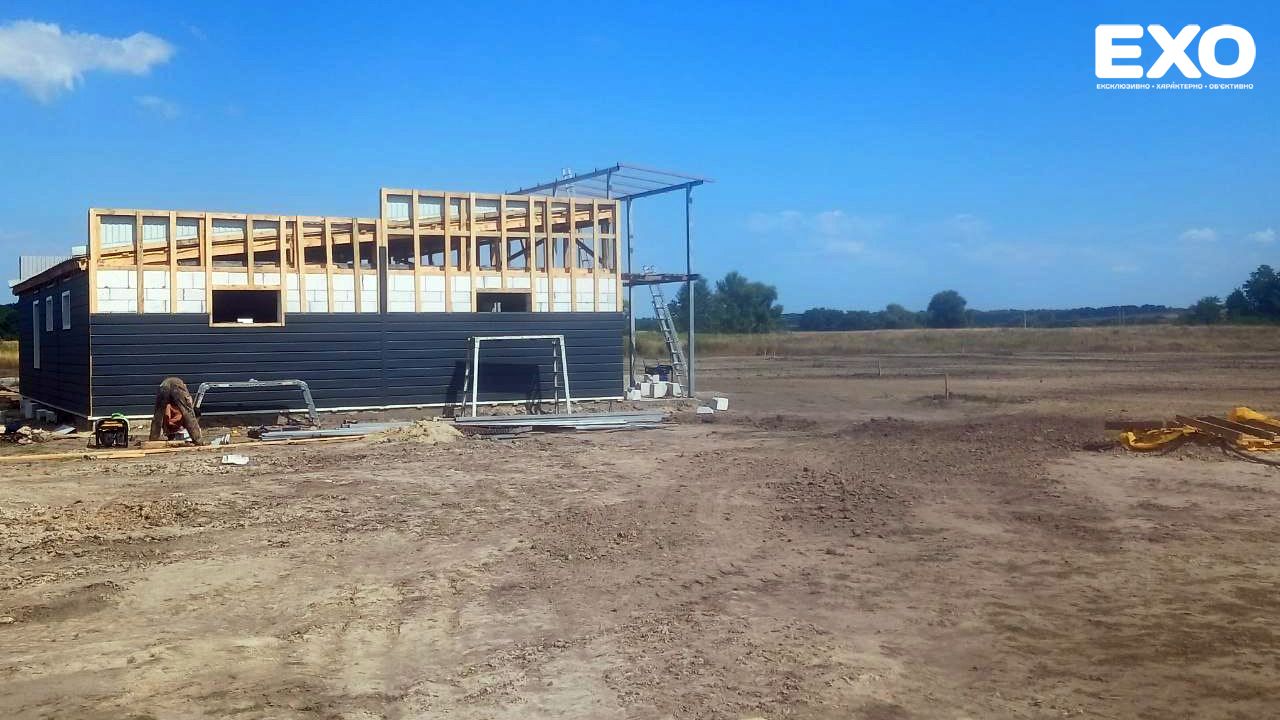 У Ганжівці будують сучасний стадіон