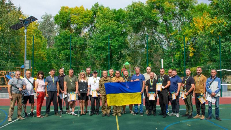 У Нових Санжарах відбулися спортивні змагання ветеранів ЗСУ