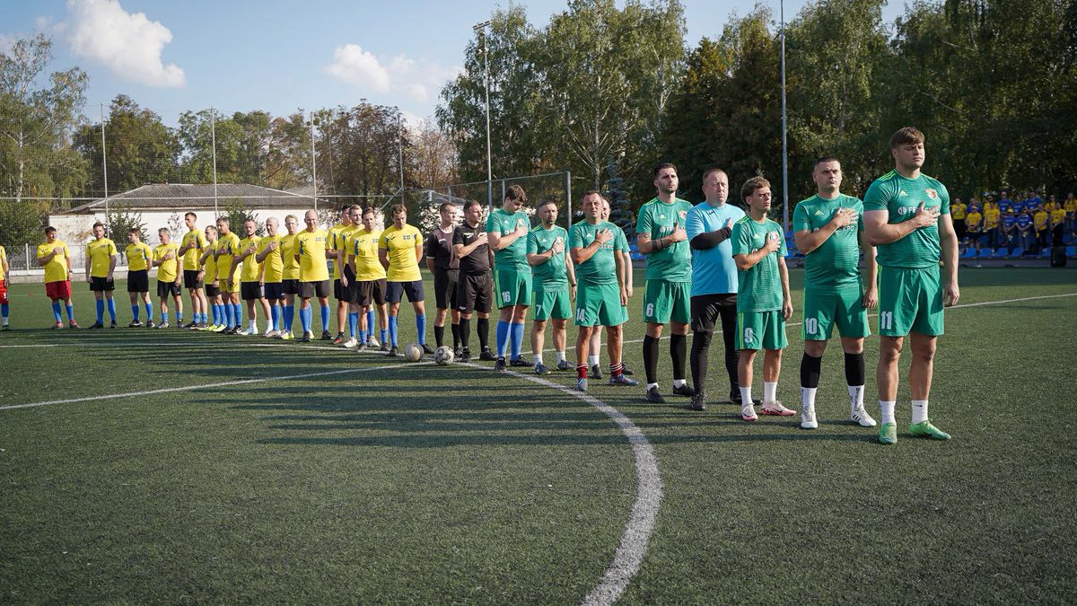 У Полтаві провели товариський футбольний матч зі шведською делегацією