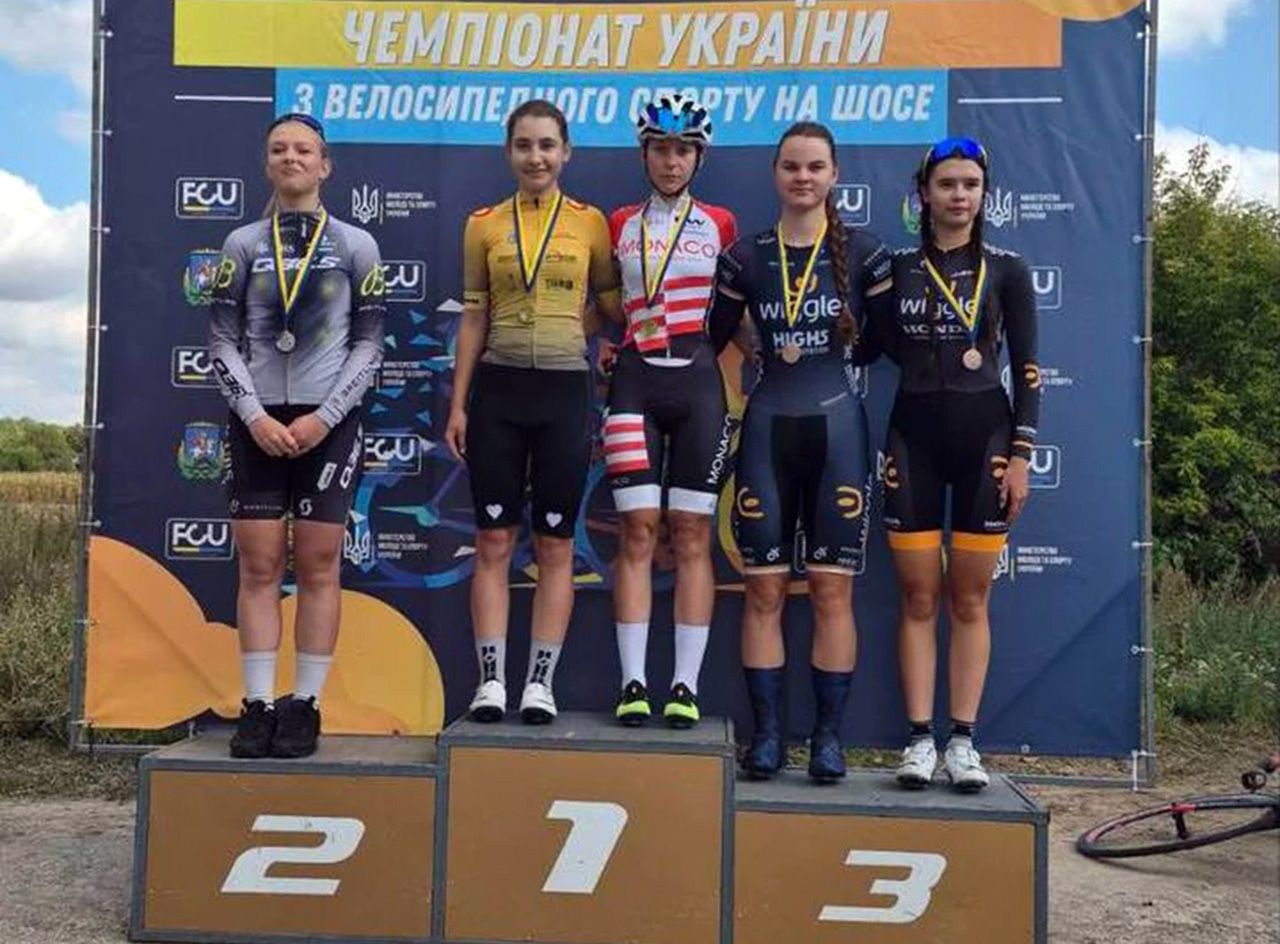 Спортсменка з Полтавщини Дар’я Яценко здобула три нагороди на чемпіонаті України з велоспорту