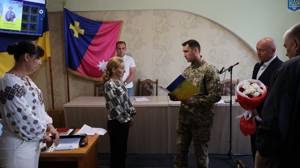 Загиблого військовослужбовця з Білицької громади посмертно нагородили медаллю «Хрест Сухопутних військ»