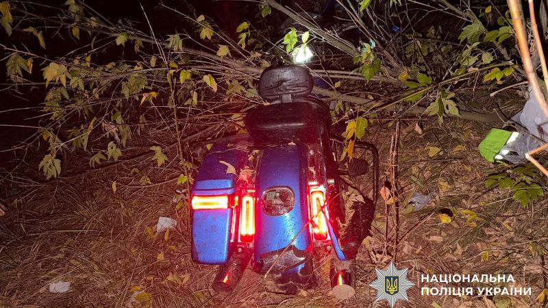 На трасі Київ–Харків у ДТП смертельно травмувався 47-річний мотоцикліст