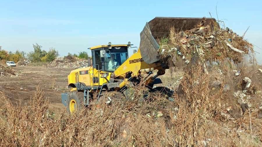 У Світлогірському впорядкували місцеве сміттєзвалище