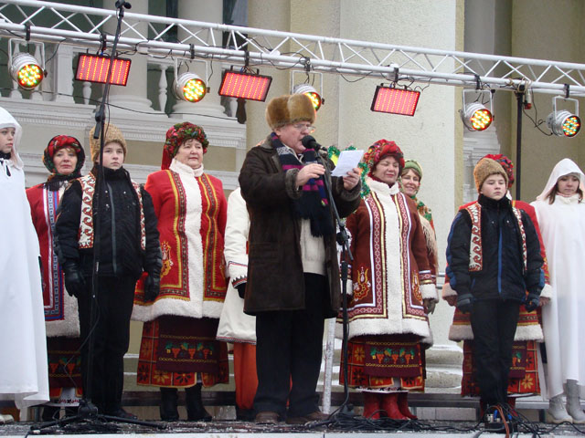 ФОТО - В центрі міста для полтавців влаштували «Різдвяну феєрію»
