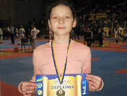 Карина Вдовицкая – обладатель Кубка Европы по ТаэКвон-До